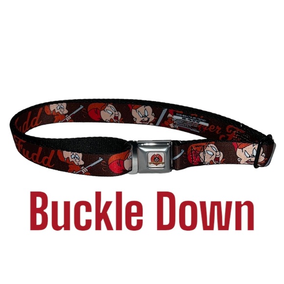 Buckle Down Kids Elmer Fudd Seatbelt Belt NWT - Picture 1 of 8